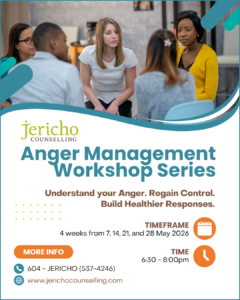 Jericho Counselling - Anger Management Workshop - May 2026